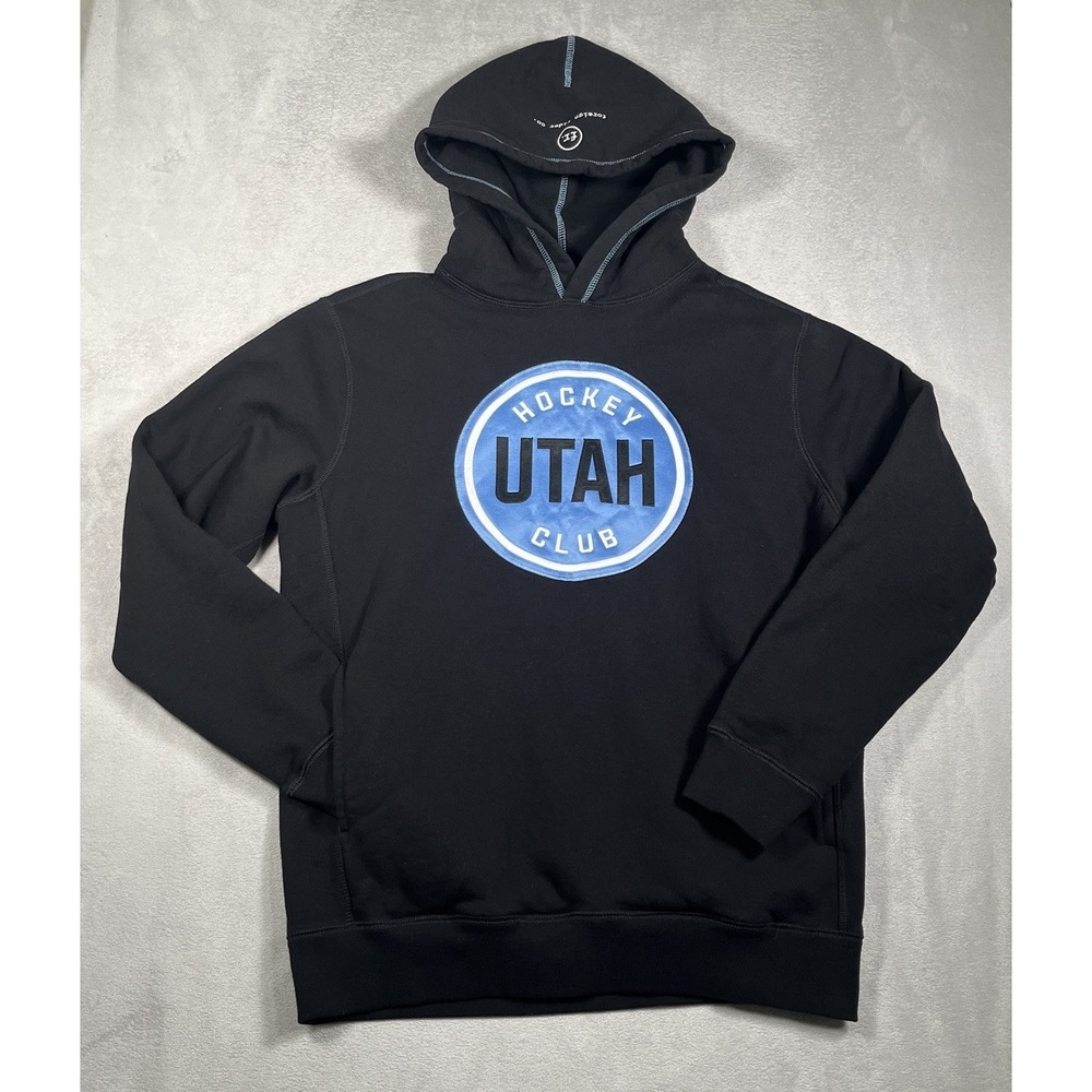 Utah Hockey Club‎ Foreign Rider NHL Long Sleeve Hoodie Men S Black Embroidered